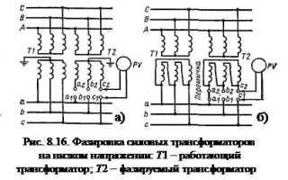 Что такое фазировка трансформатора