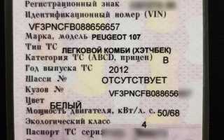 Код модели автомобиля как узнать