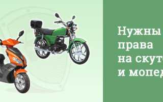 Частый вопрос: Какие права нужны на макси скутер?