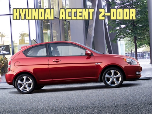 Hyundai accent 2-door