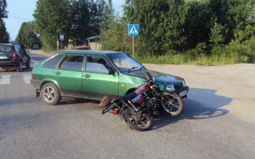ДТП с мопедом