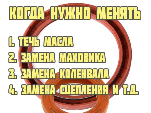 Когда менять сальники