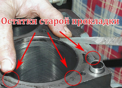 Причины прогорания прокладки