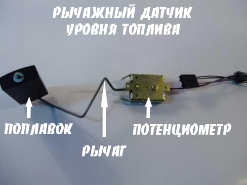 устройство датчика уровня топлива
