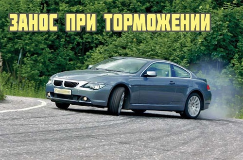 Занос при торможении